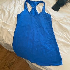 Lululemon Royal Blue Racer Back Tank Top size 6